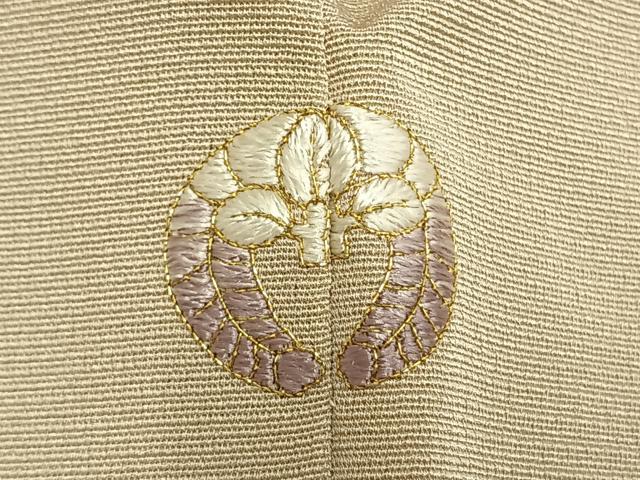 平和屋着物●豪華色留袖　駒刺繍　草花文　金彩　正絹　逸品　未使用　AABM8345fy