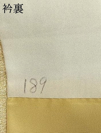 平和屋着物●小振袖　二尺袖　舞花文　洗える着物　AABM8351fy