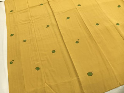 平和屋着物●長襦袢　無双仕立て　万寿菊　金彩　正絹　逸品　AABM8354fy