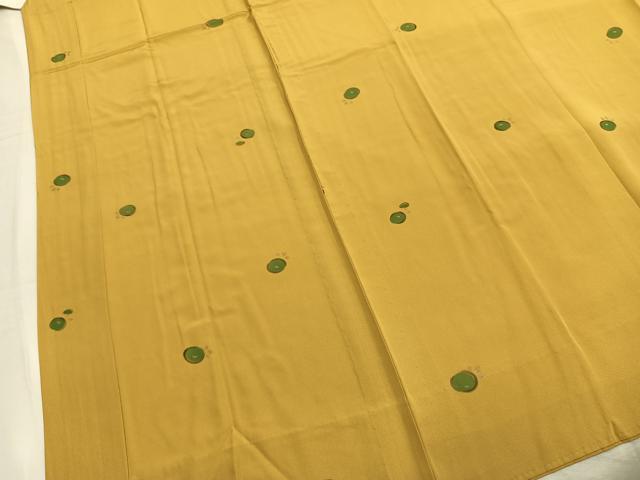 平和屋着物●長襦袢　無双仕立て　万寿菊　金彩　正絹　逸品　AABM8354fy