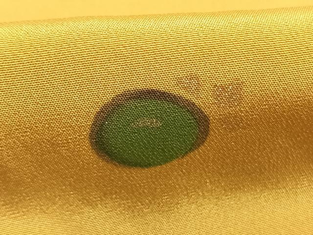 平和屋着物●長襦袢　無双仕立て　万寿菊　金彩　正絹　逸品　AABM8354fy