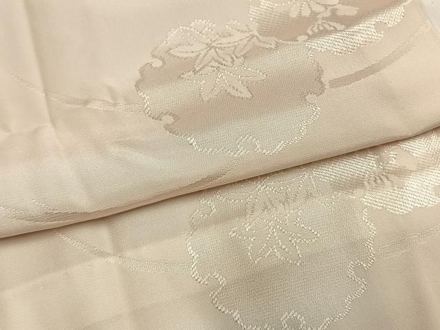 平和屋着物●長襦袢　無双仕立て　雪輪花地紋　暈し染め　京都きもの友禅扱い　正絹　逸品　未使用　AABM8355fy