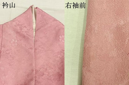 平和屋着物●豪華振袖　雪輪花文　暈し染め　金彩　ロング丈　正絹　逸品　AABM8363fy