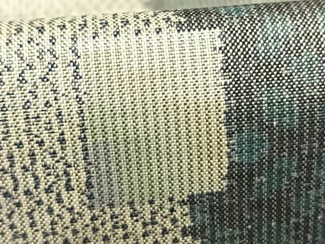 平和屋着物●本場大島紬　白大島　名匠たかし　総絣　間道　証紙付き　正絹　逸品　AABM8399fy