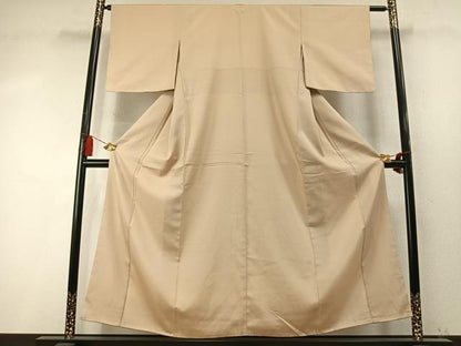 平和屋着物●お召　江戸小紋　角通し　正絹　逸品　未使用　AABM8417fy