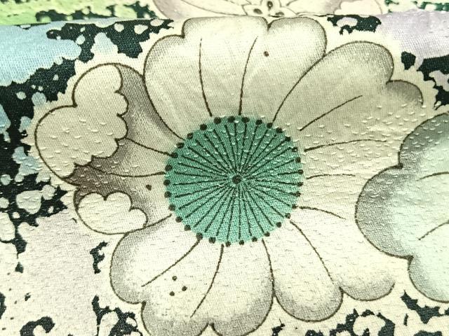 平和屋着物●豪華振袖　絞り　辻が花　暈し染め　銀通し地　正絹　逸品　AABM8428fy