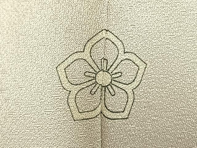 平和屋着物●日本工芸会正会員　染色作家　木原明　訪問着　枝花文　正絹　逸品　AABM8432fy