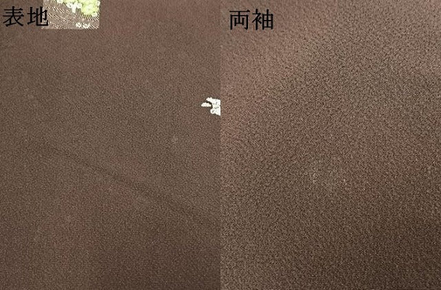 平和屋着物●上質な小紋　兎舞葉文　正絹　逸品　AABM8464fy
