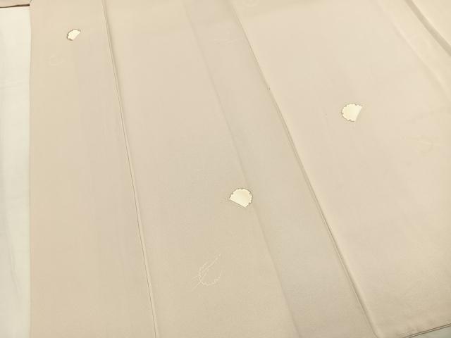 平和屋着物●上質な小紋　雪輪文　金彩　正絹　逸品　未使用　AABM8492fy