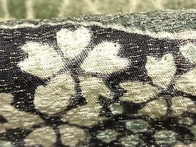 平和屋着物●中国三大刺繍 相良刺繍 訪問着 舞桜樹林文 おぼろ染め 重ね絞り 暈し染め 金通し地 やまと誂製 ロング丈 正絹 逸品 AABM8518fy