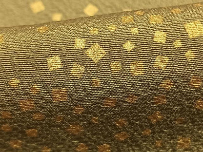 平和屋着物●人間国宝　福田喜重　刺繍　訪問着　散らし文　暈し染め　金彩　正絹　逸品　AABM8521fy