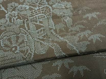 平和屋着物●訪問着　本場大島紬　9マルキ　松竹梅　御所車文　正絹　逸品　AABM8537fy