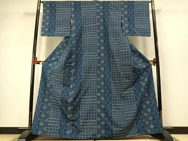 平和屋着物●上質な紬　間道　正絹　逸品　AABM8540fy