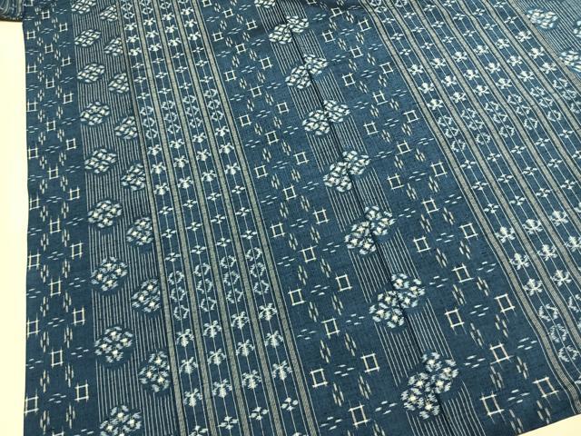 平和屋着物●上質な紬　間道　正絹　逸品　AABM8540fy