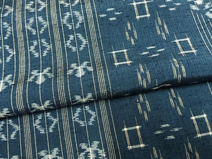 平和屋着物●上質な紬　間道　正絹　逸品　AABM8540fy