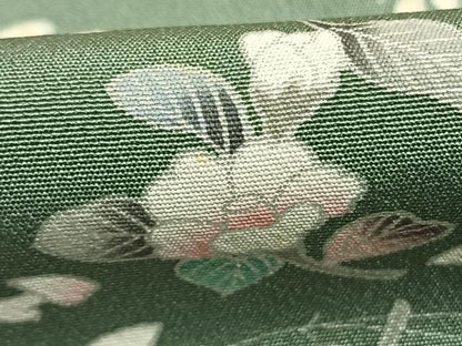 平和屋着物●訪問着　友禅　草花文　暈し染め　正絹　逸品　AABM8544fy