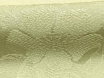 平和屋着物●皇室献上作家　北出与三郎　無地絵羽訪問着　色無地　草花地紋　若葉色　正絹　逸品　AABM8554fy