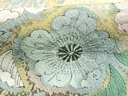 平和屋着物●訪問着　絞り　辻が花　暈し染め　金銀彩　正絹　逸品　AABM8563fy