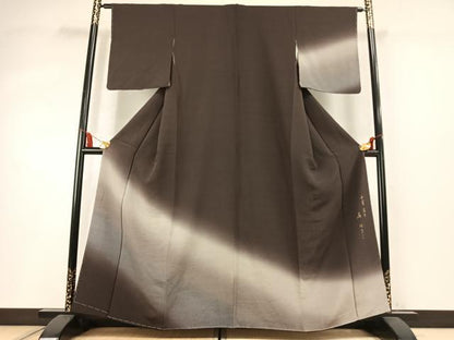 平和屋着物●訪問着　霞文　暈し染め　正絹　逸品　未使用　AABM8569fy