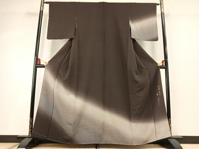 平和屋着物●訪問着　霞文　暈し染め　正絹　逸品　未使用　AABM8569fy