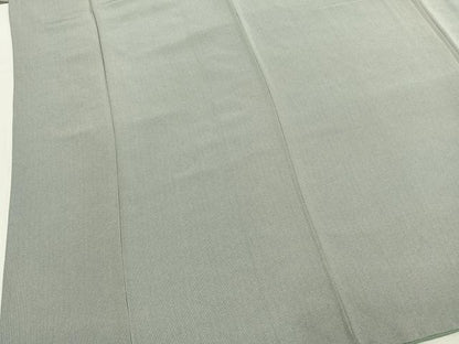 平和屋着物●江戸小紋　万筋　灰色×白色　正絹　逸品　AABM8572fy