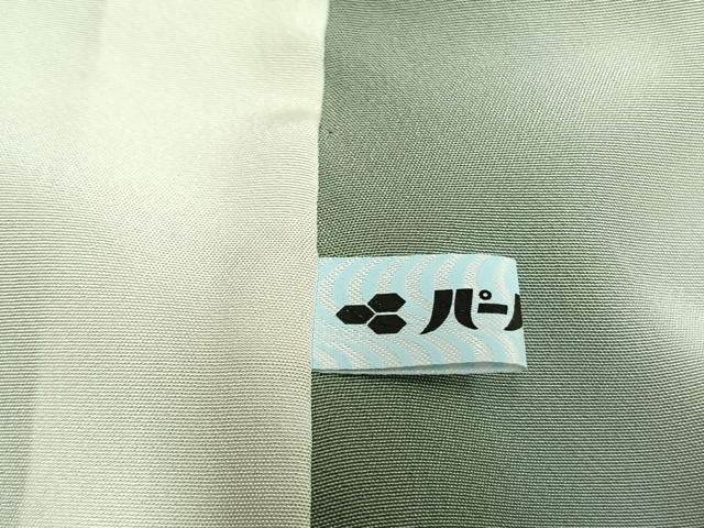 平和屋着物●江戸小紋　万筋　灰色×白色　正絹　逸品　AABM8572fy