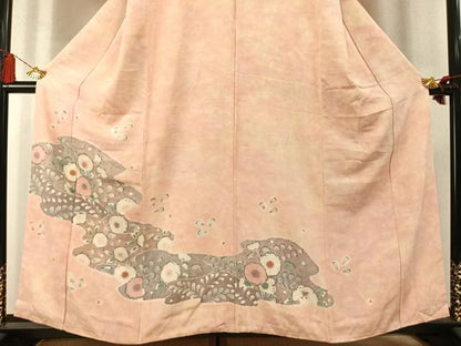 平和屋着物●訪問着　辻が花　暈し染め　正絹　逸品　AABM8589fy