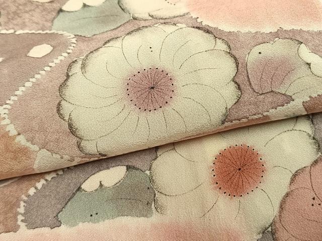 平和屋着物●訪問着　辻が花　暈し染め　正絹　逸品　AABM8589fy
