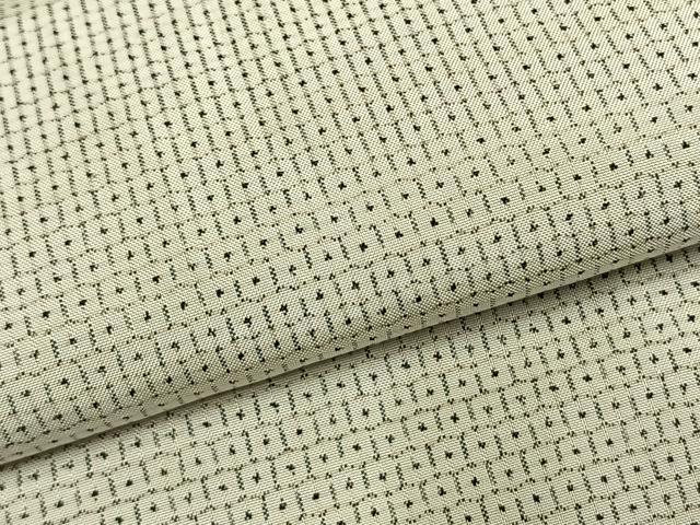 平和屋着物●男性　本場大島紬　白大島　総詰め　亀甲柄　正絹　逸品　AABM8595fy