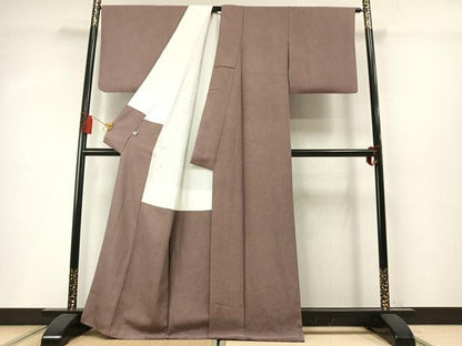 平和屋着物●江戸小紋　鮫小紋柄　正絹　逸品　AABM8597fy