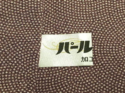 平和屋着物●江戸小紋　鮫小紋柄　正絹　逸品　AABM8597fy