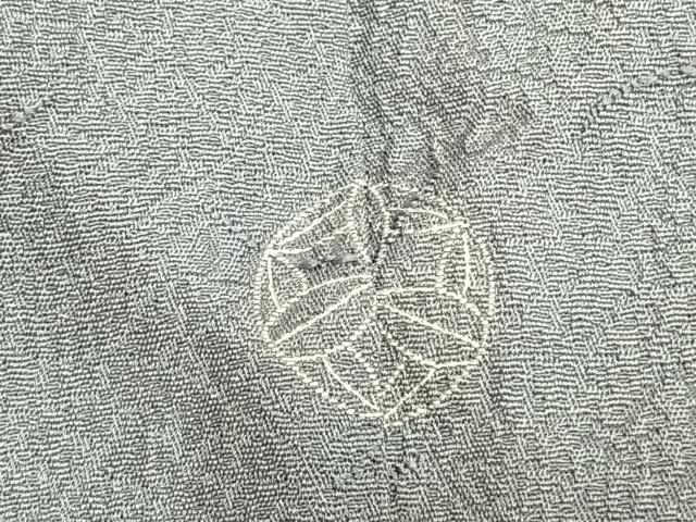平和屋着物●訪問着　駒刺繍　道長花文　金彩　正絹　逸品　AABM8600fy
