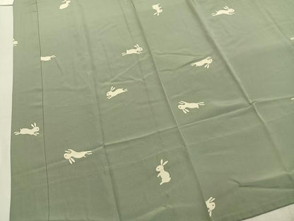 平和屋着物●長襦袢　無双仕立て　兎　高島屋扱い　正絹　逸品　AABM8617fy