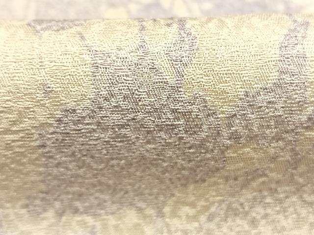 平和屋着物●日展作家　山本唯与志　レリーフ染　訪問着　枝葉文　シルエット　暈し染め　正絹　逸品　AABM8635fy