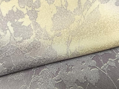 平和屋着物●日展作家　山本唯与志　レリーフ染　訪問着　枝葉文　シルエット　暈し染め　正絹　逸品　AABM8635fy