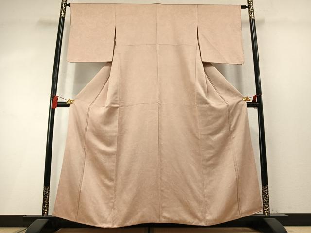 平和屋着物●上質な小紋　墨流し文様　正絹　逸品　AABM8657fy