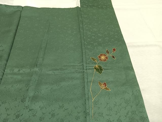平和屋着物●訪問着　絞り　草花文　金彩　やまと誂製　正絹　逸品　AABM8658fy