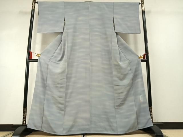 平和屋着物●虹色創家　本郷大田子　小紋　霞文　正絹　逸品　AABM8661fy