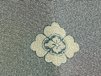 平和屋着物●虹色創家　本郷大田子　小紋　霞文　正絹　逸品　AABM8661fy