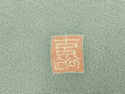 平和屋着物●訪問着　友禅　作家物　草花文　三越扱い　正絹　逸品　AABM8668fy