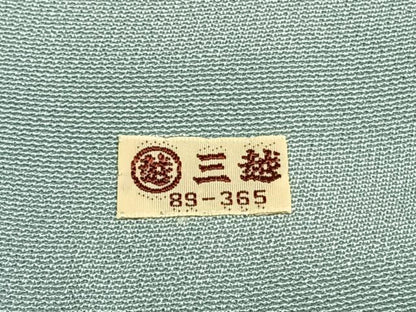 平和屋着物●訪問着　友禅　作家物　草花文　三越扱い　正絹　逸品　AABM8668fy