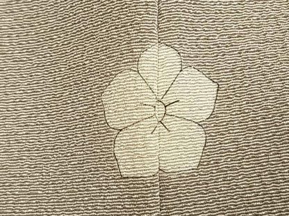 平和屋着物●訪問着　作家物　駒刺繍　草花文　暈し染め　金彩　正絹　逸品　AABM8669fy