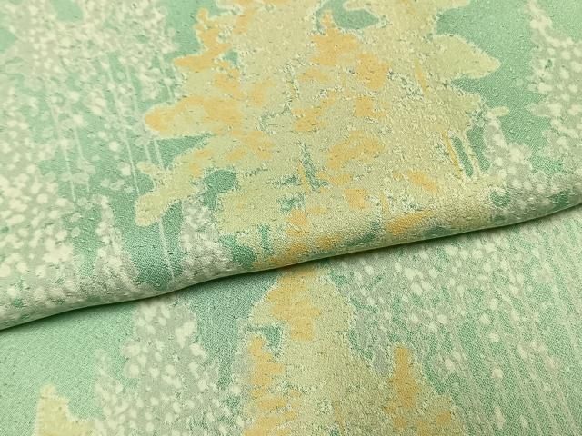 平和屋着物●上質な小紋　作家物　樹林文　正絹　逸品　AABM8673fy