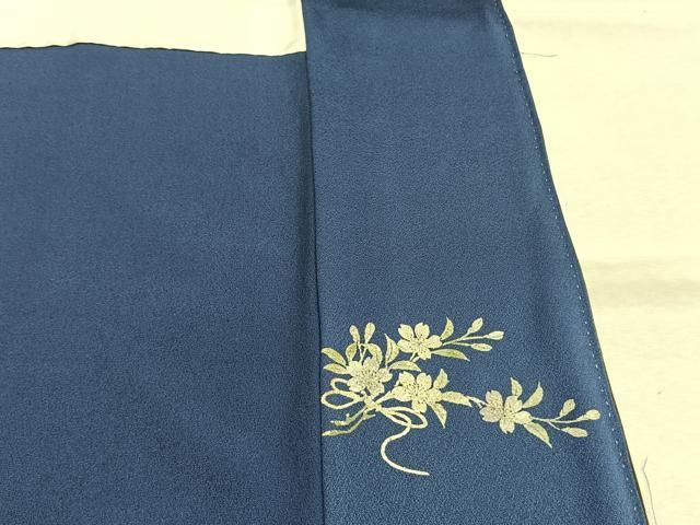 平和屋着物●金彩友禅　卓越技能者・名工・和田光正　訪問着　草花文　暈し染め　金銀彩　正絹　逸品　AABM8696fy