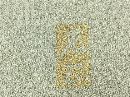平和屋着物●金彩友禅　卓越技能者・名工・和田光正　訪問着　松竹梅　御所車花文　暈し染め　金銀彩　正絹　逸品　AABM8698fy