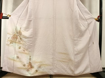 平和屋着物●金彩友禅　卓越技能者・名工・和田光正　訪問着　陶器花文　暈し染め　金銀彩　正絹　逸品　AABM8701fy