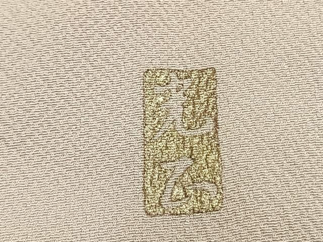 平和屋着物●金彩友禅　卓越技能者・名工・和田光正　訪問着　陶器花文　暈し染め　金銀彩　正絹　逸品　AABM8701fy