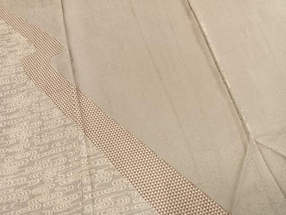 平和屋着物●訪問着　流水文　正絹　逸品　AABM8705fy