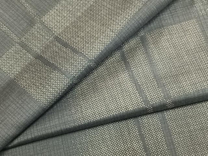 平和屋着物●本場大島紬　7マルキ　幾何学文様　正絹　逸品　AABM8744fy