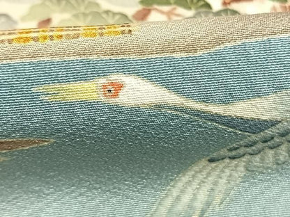 平和屋着物●本加賀友禅作家　茶谷孝志　色留袖　風景花鳥文　暈し染め　正絹　逸品　AABM8752fy